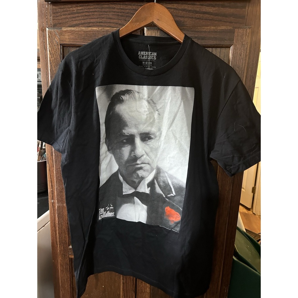 Godfather "Red Rose Don" Tee‎ Shirt Black Medium